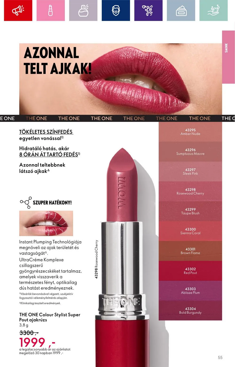Oriflame akciós újság 08.30–09.19 – 55. oldal