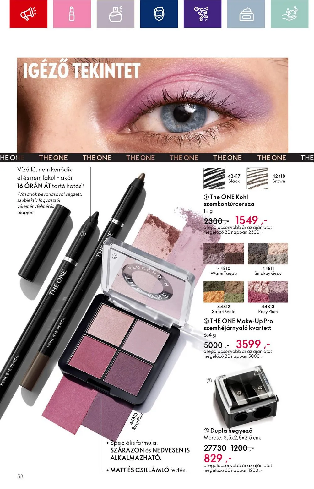 Oriflame akciós újság 08.30–09.19 – 58. oldal