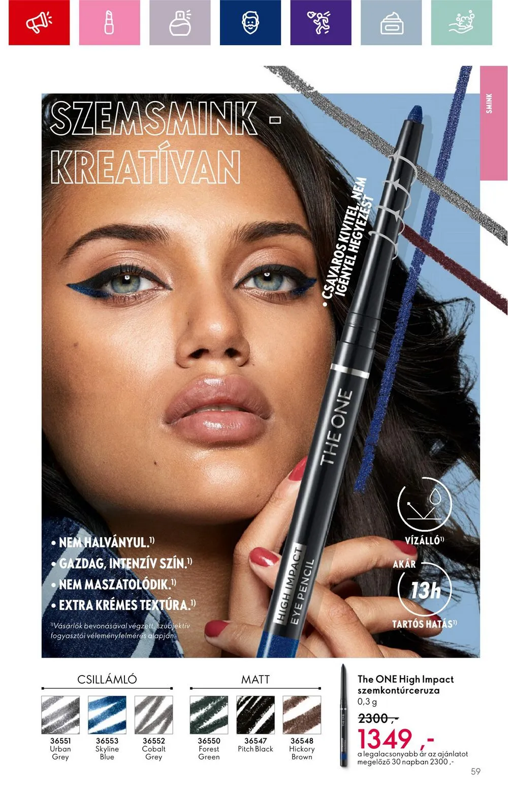 Oriflame akciós újság 08.30–09.19 – 59. oldal