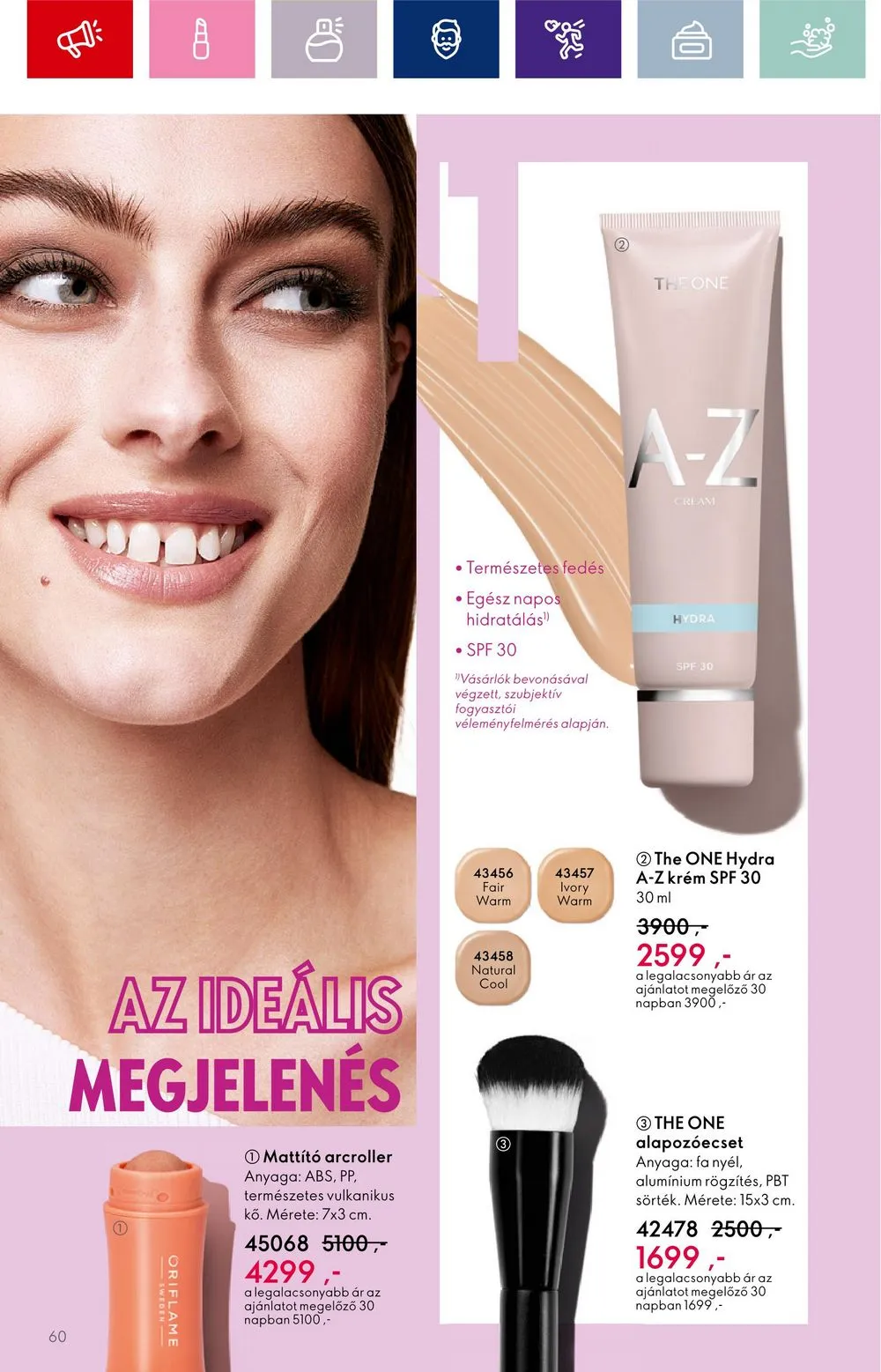 Oriflame akciós újság 08.30–09.19 – 60. oldal