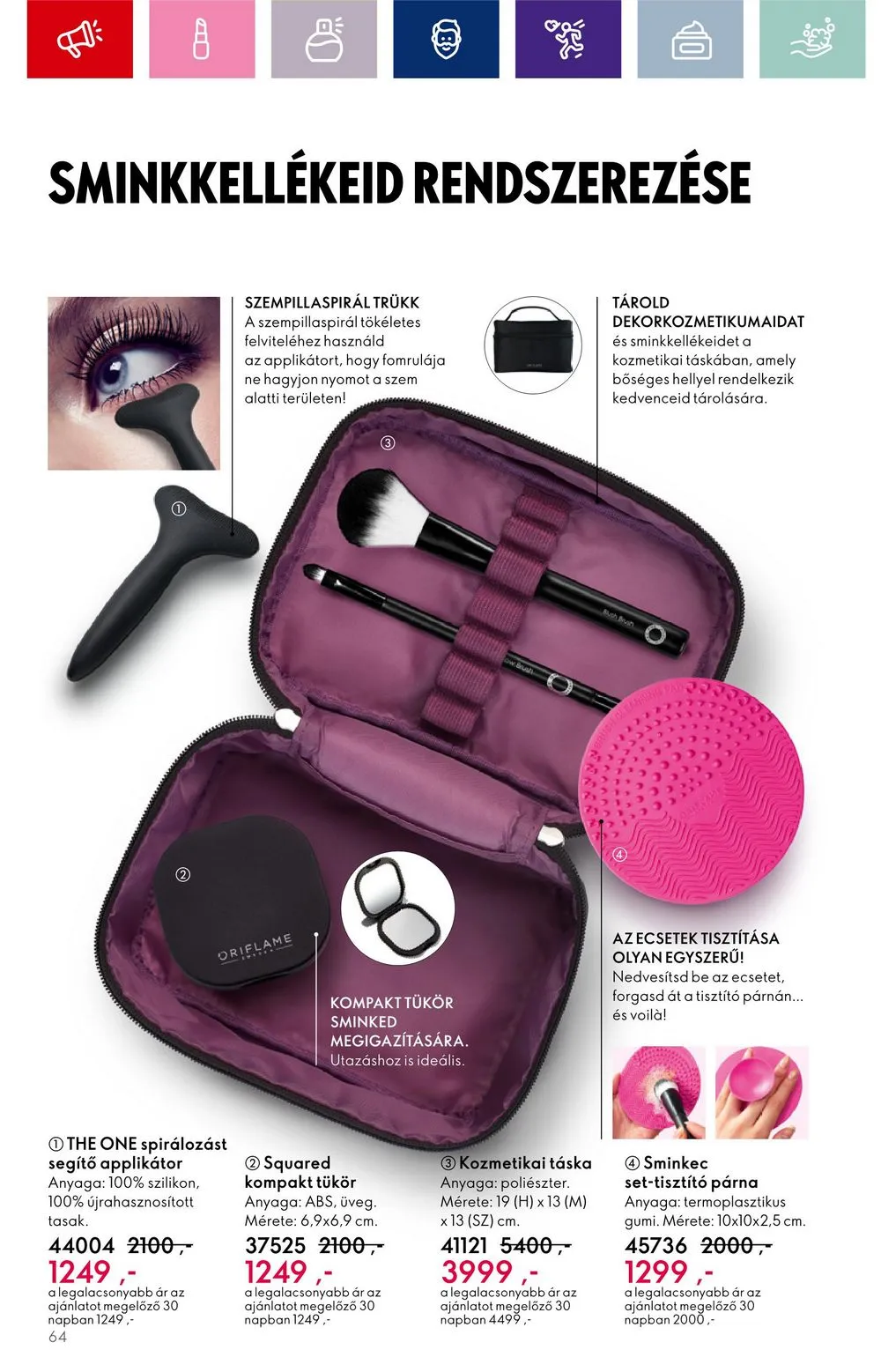 Oriflame akciós újság 08.30–09.19 – 64. oldal