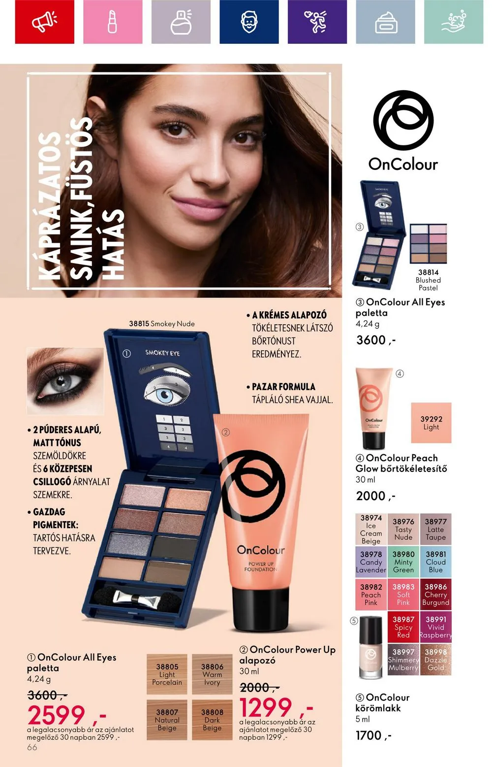 Oriflame akciós újság 08.30–09.19 – 66. oldal