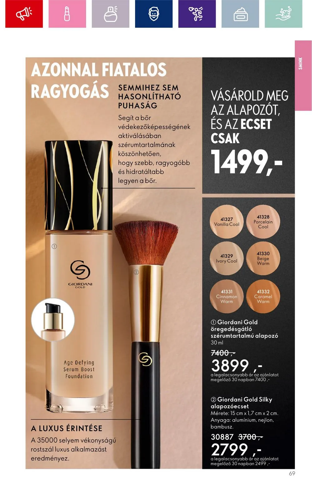 Oriflame akciós újság 08.30–09.19 – 69. oldal