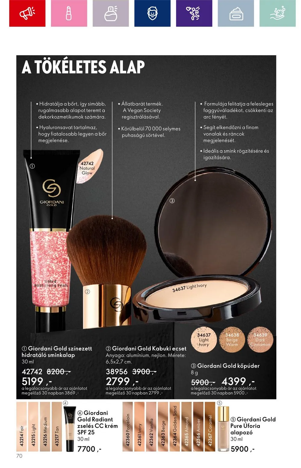 Oriflame akciós újság 08.30–09.19 – 70. oldal