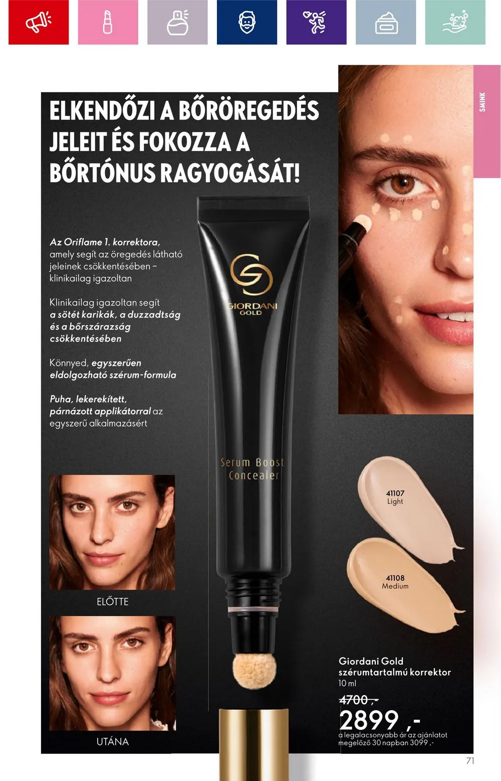 Oriflame akciós újság 08.30–09.19 – 71. oldal