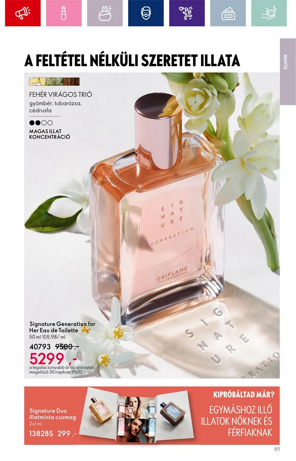 Oriflame akciós újság 08.30–09.19 – 89. oldal