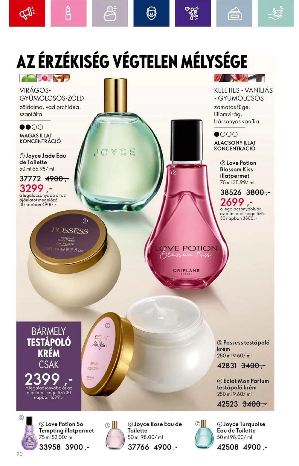 Oriflame akciós újság 08.30–09.19 – 90. oldal