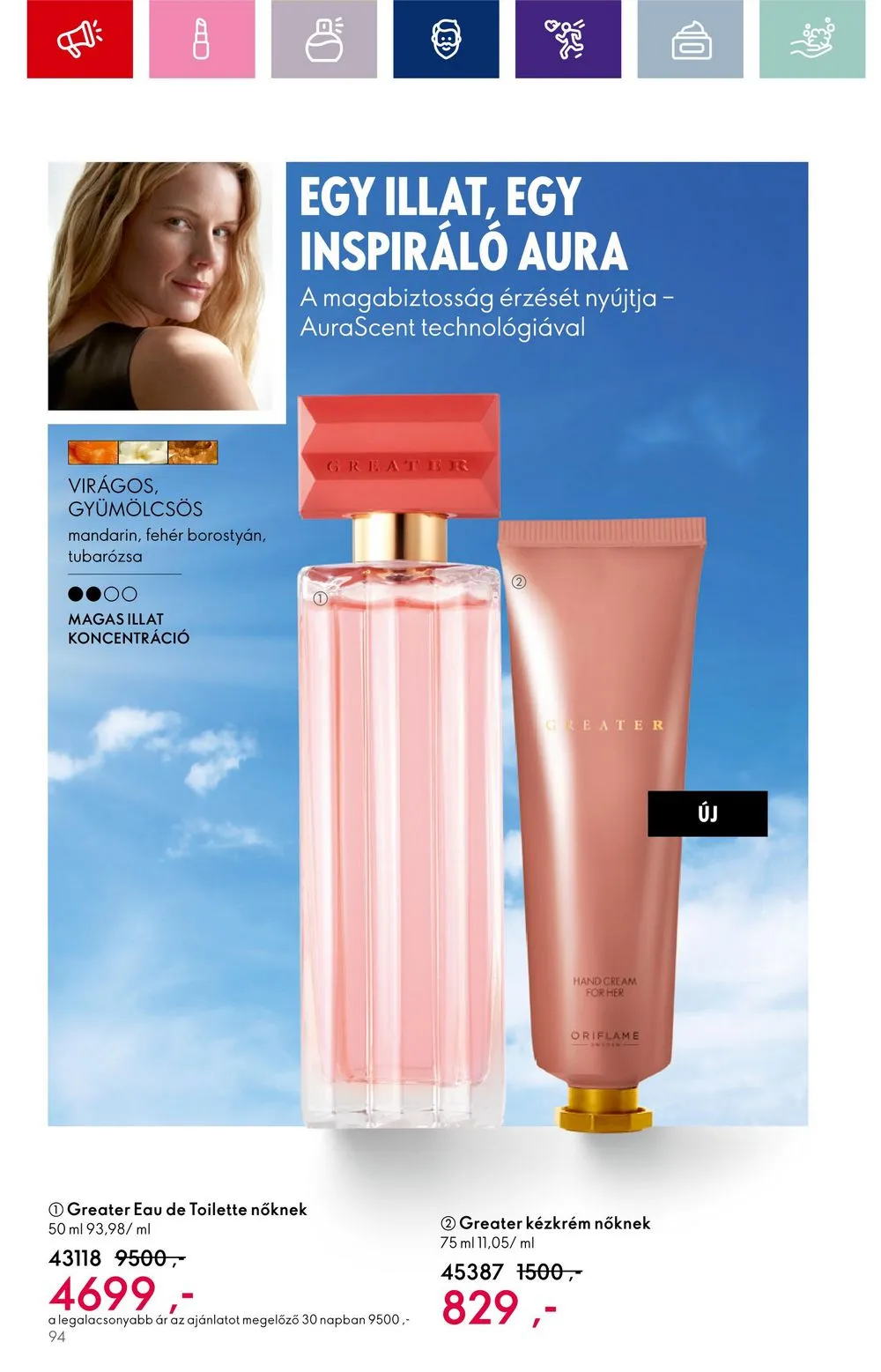 Oriflame akciós újság 08.30–09.19 – 94. oldal