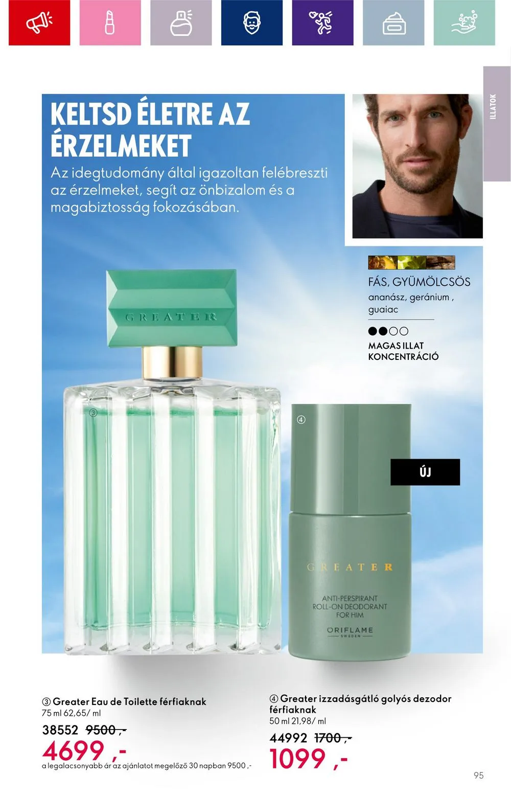 Oriflame akciós újság 08.30–09.19 – 95. oldal