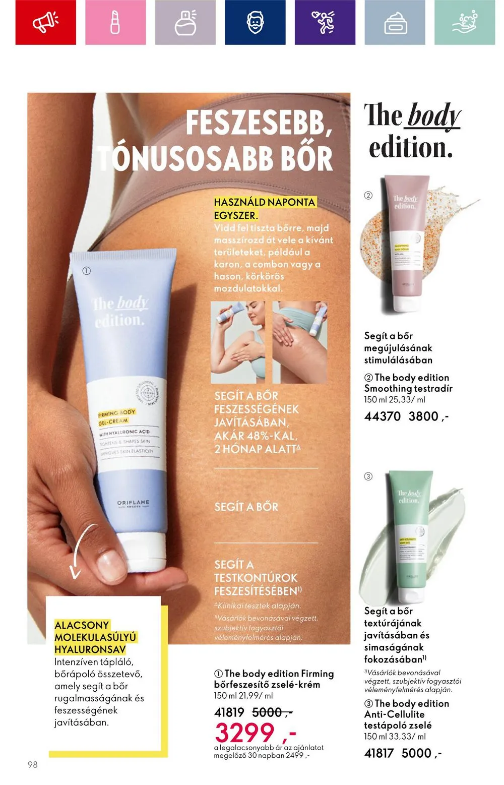 Oriflame akciós újság 08.30–09.19 – 98. oldal