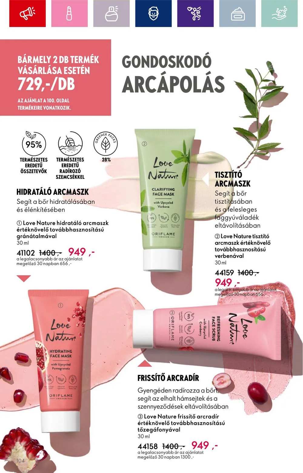 Oriflame akciós újság 09.20–10.10 – 104. oldal
