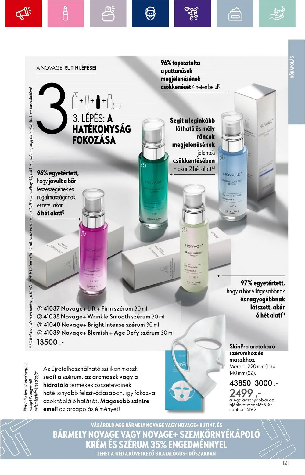 Oriflame akciós újság 09.20–10.10 – 121. oldal