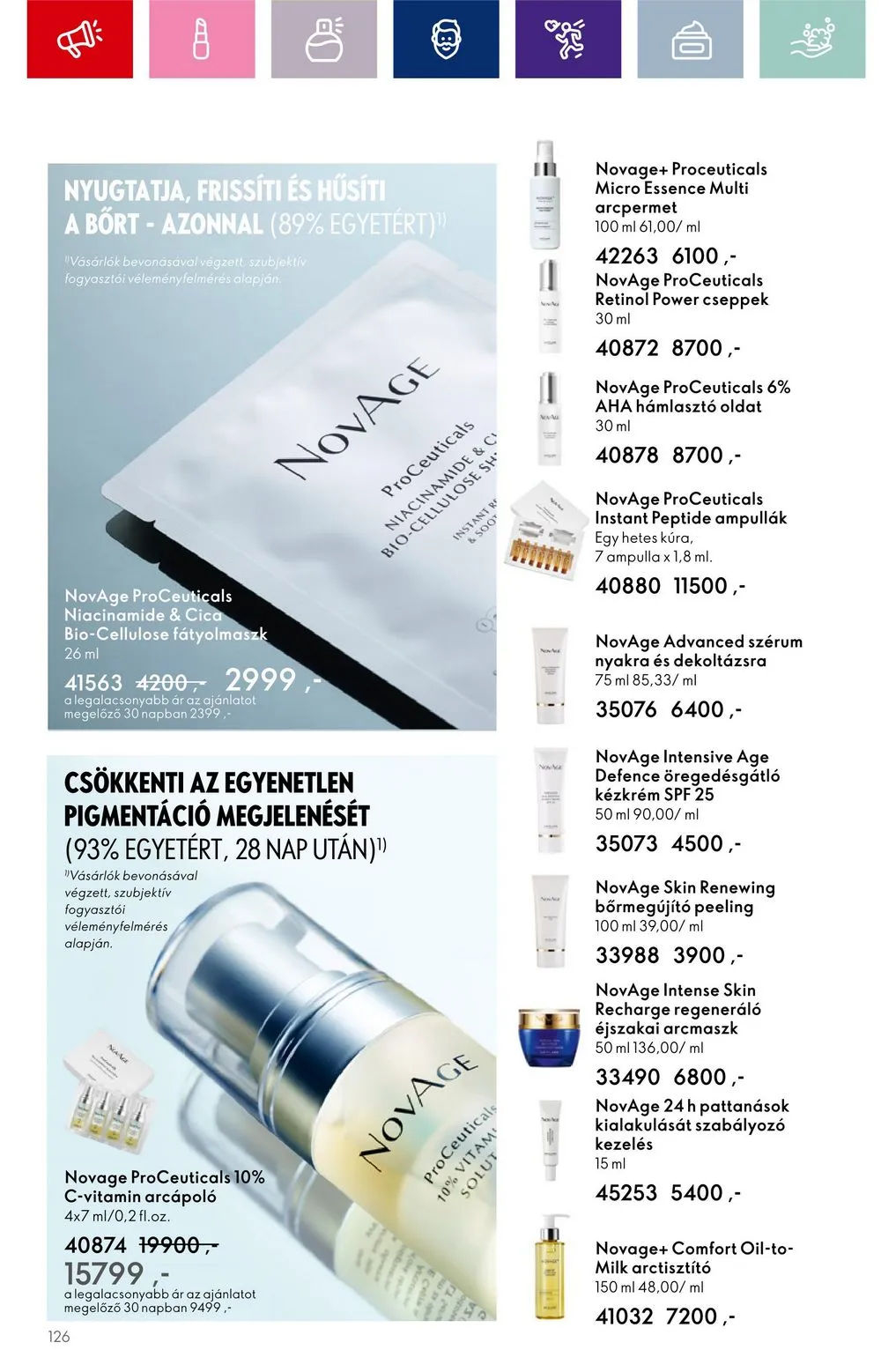 Oriflame akciós újság 09.20–10.10 – 126. oldal
