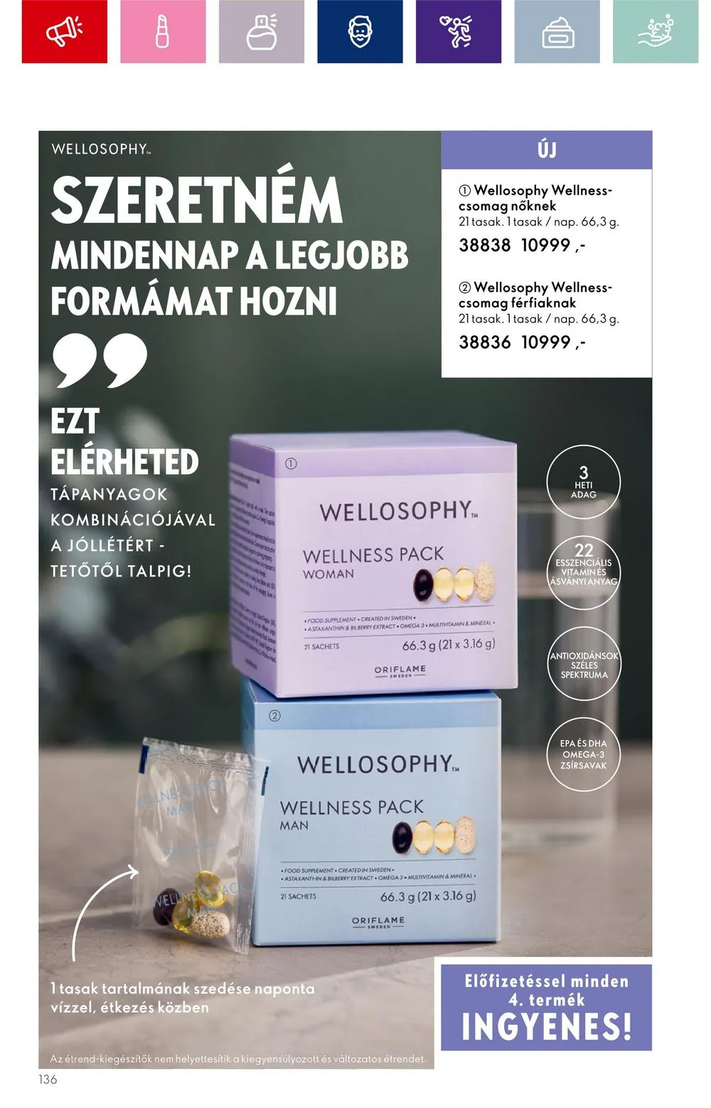 Oriflame akciós újság 09.20–10.10 – 136. oldal