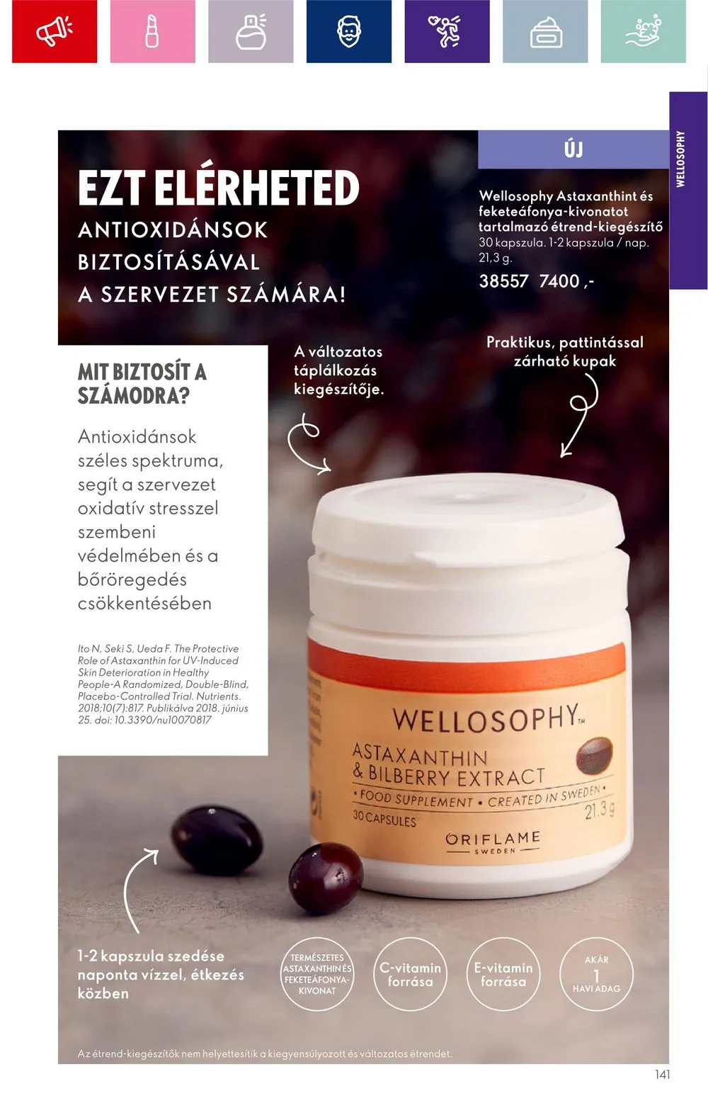 Oriflame akciós újság 09.20–10.10 – 141. oldal