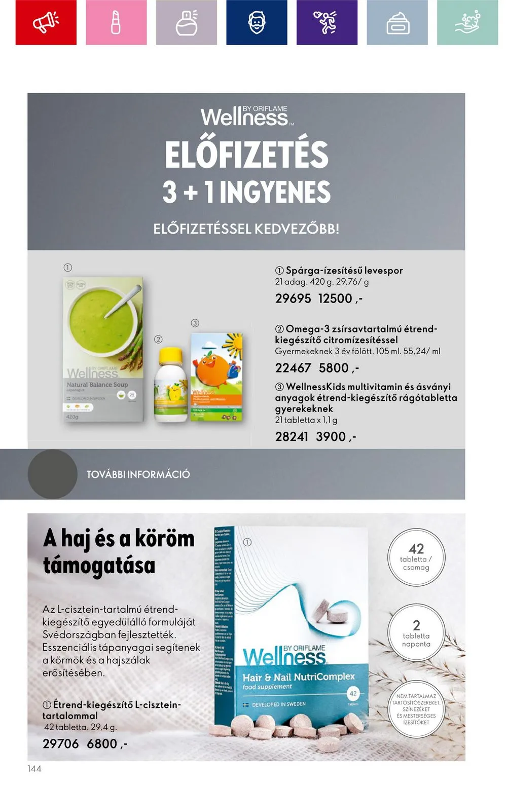 Oriflame akciós újság 09.20–10.10 – 144. oldal