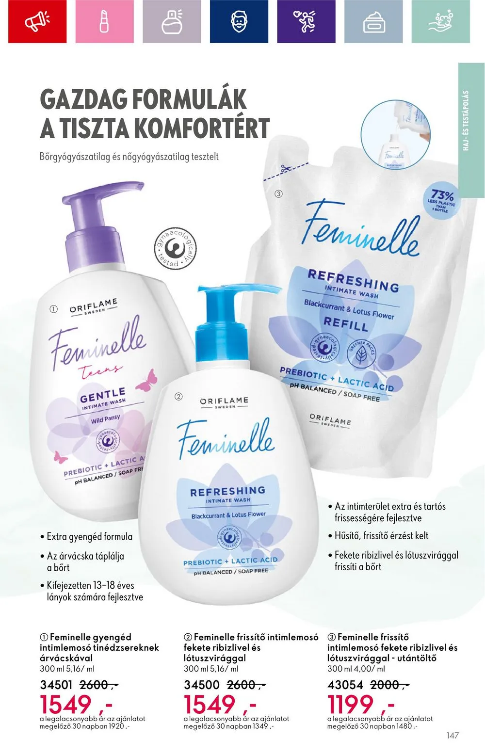 Oriflame akciós újság 09.20–10.10 – 147. oldal