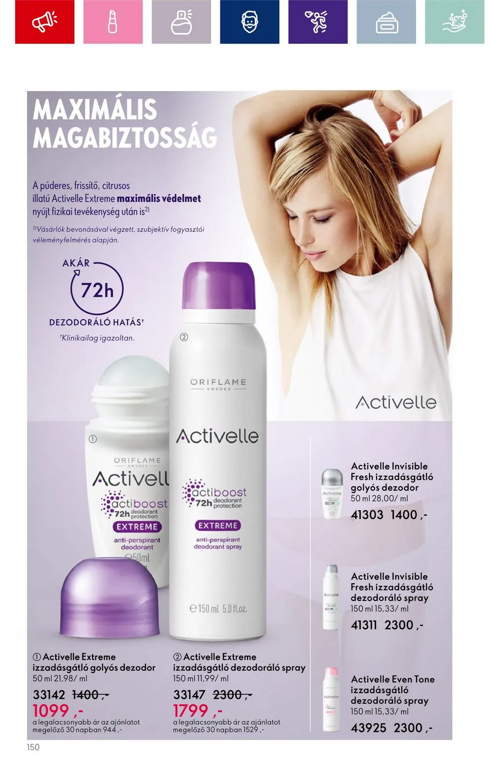 Oriflame akciós újság 09.20–10.10 – 150. oldal