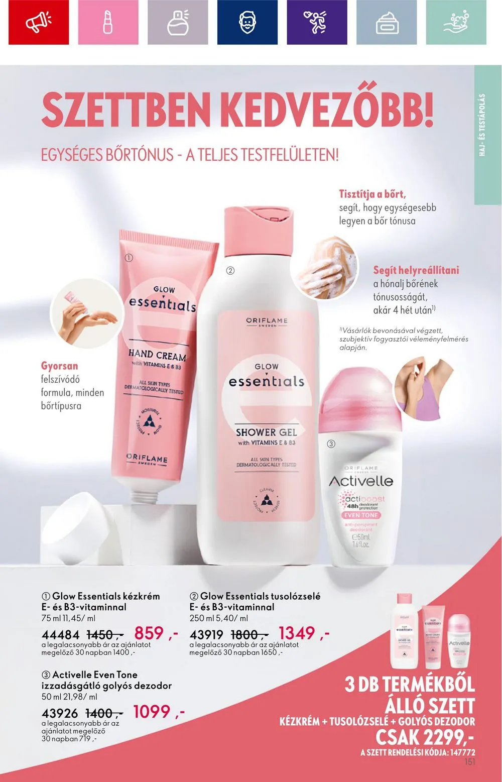 Oriflame akciós újság 09.20–10.10 – 151. oldal