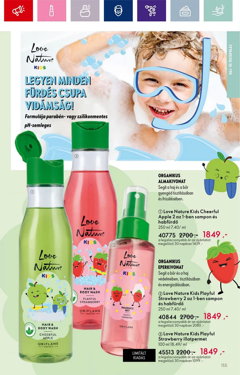 Oriflame akciós újság 09.20–10.10 – 155. oldal
