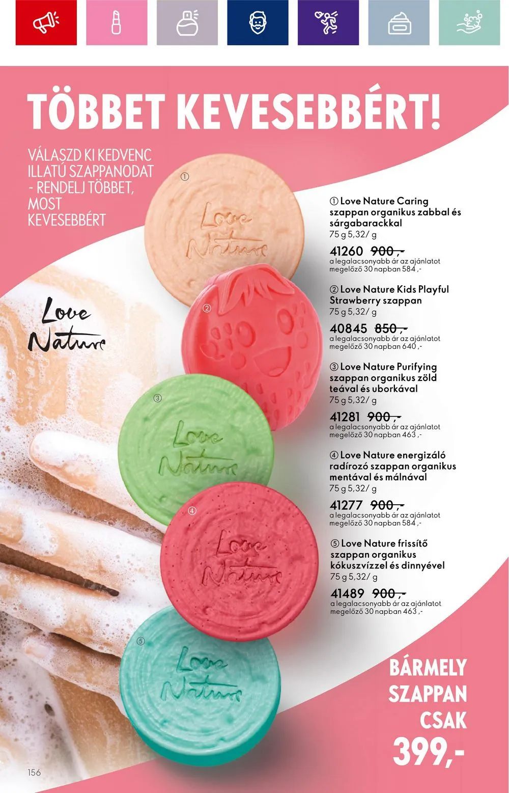 Oriflame akciós újság 09.20–10.10 – 156. oldal