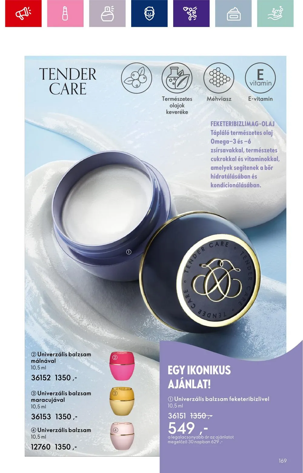 Oriflame akciós újság 09.20–10.10 – 169. oldal