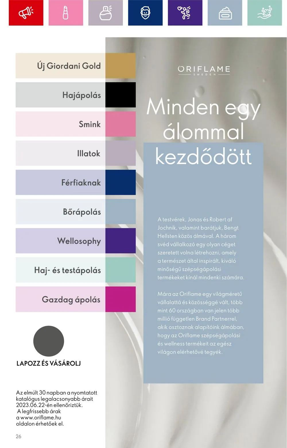 Oriflame akciós újság 09.20–10.10 – 26. oldal