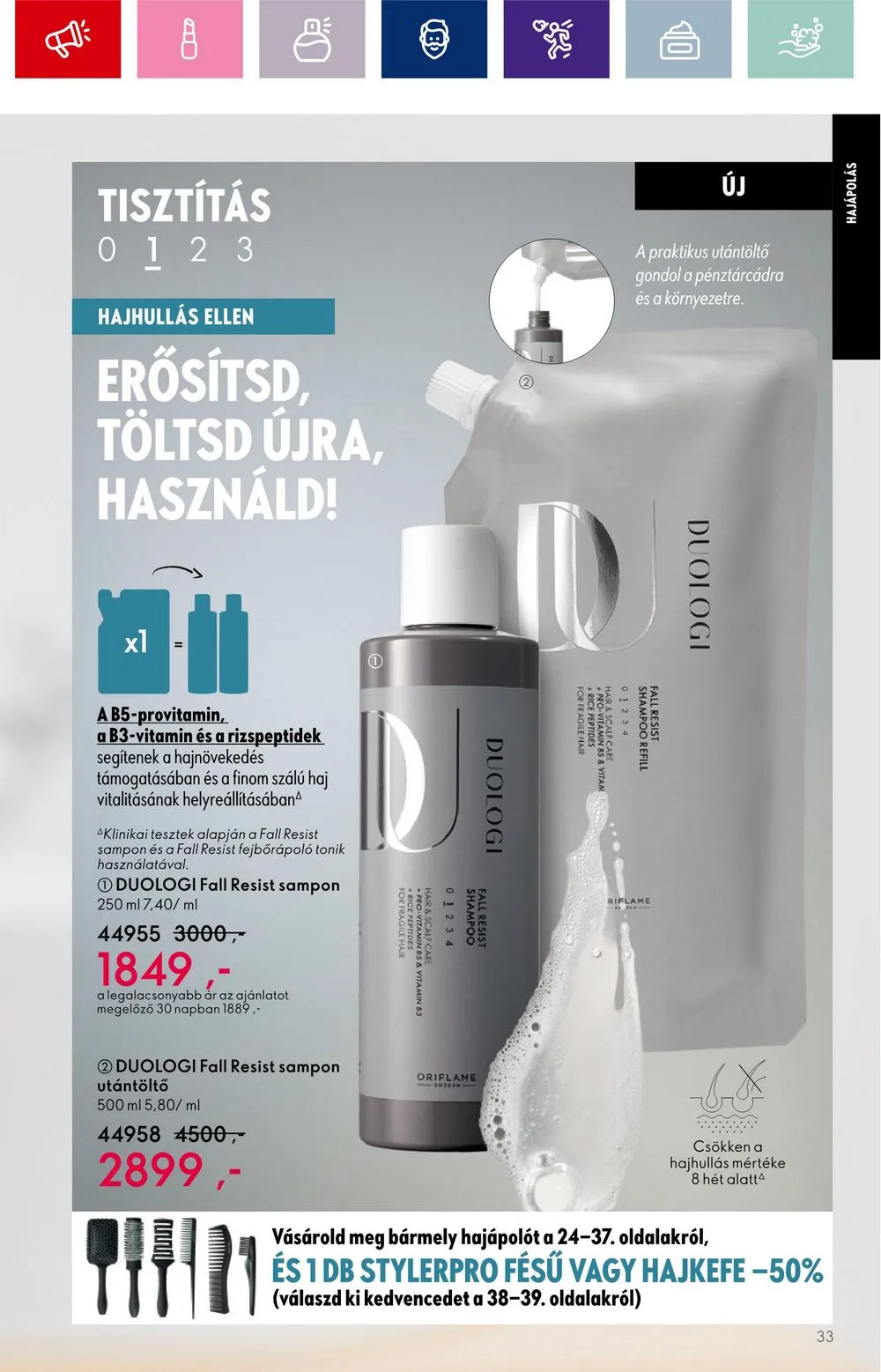 Oriflame akciós újság 09.20–10.10 – 33. oldal