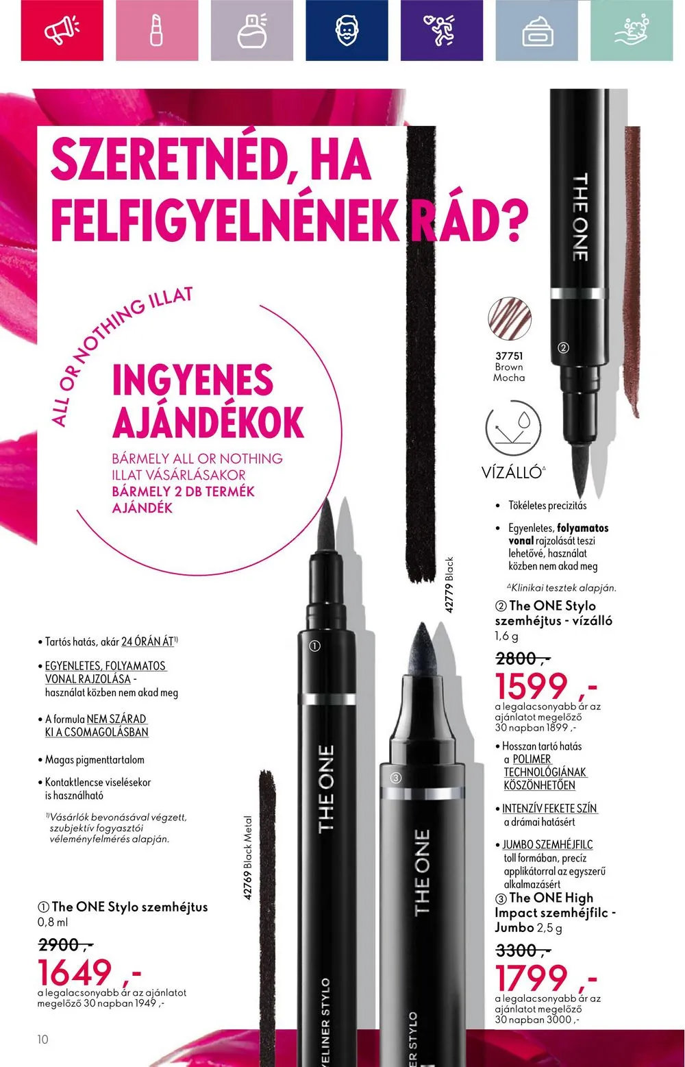 Oriflame akciós újság 10.11–10.30 – 10. oldal
