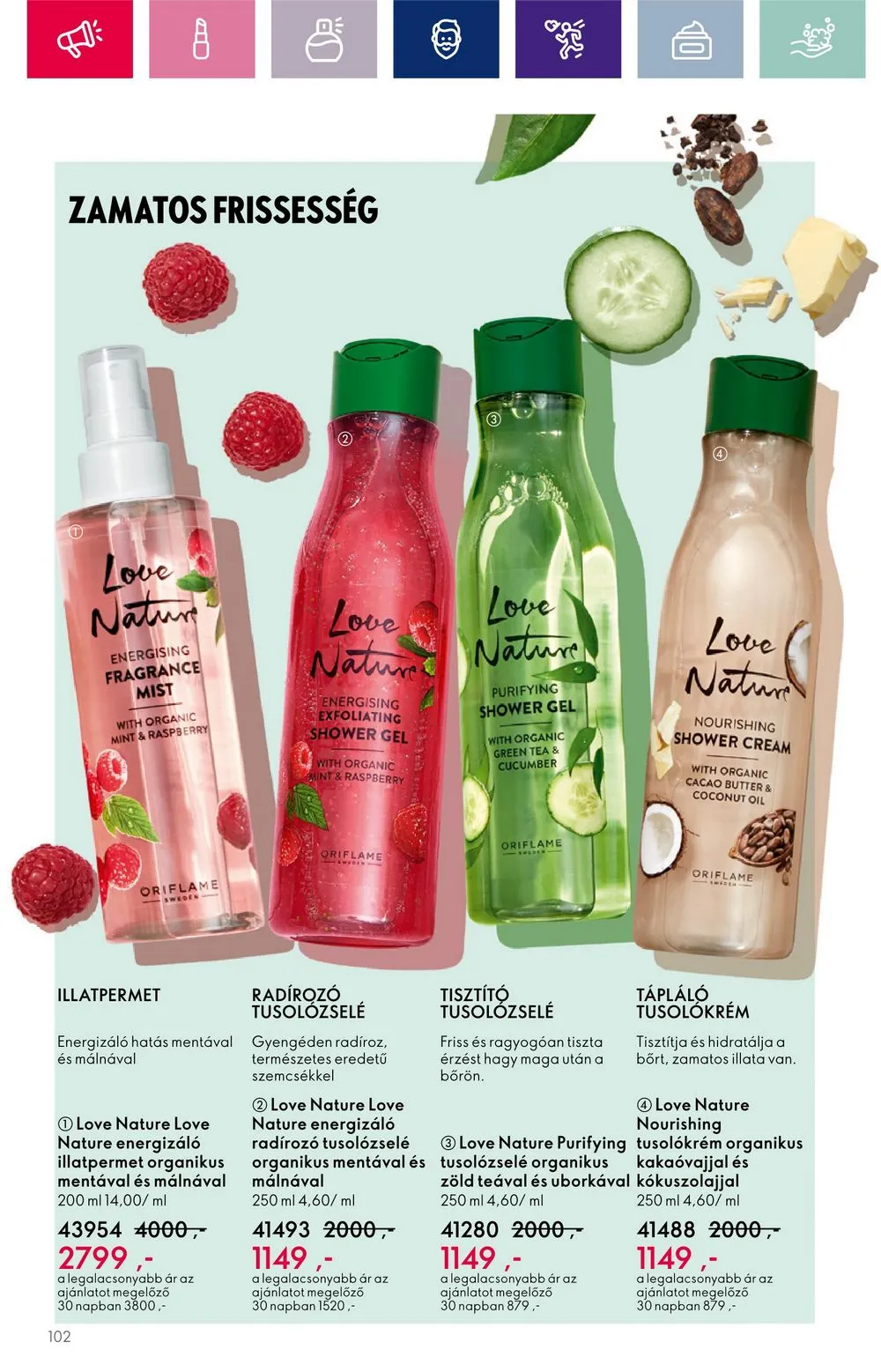 Oriflame akciós újság 10.11–10.30 – 102. oldal