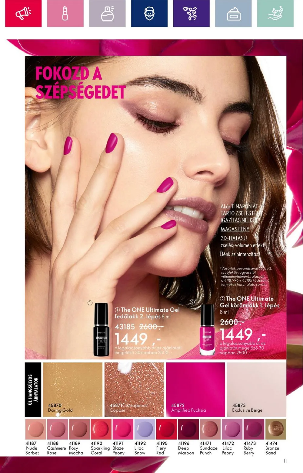 Oriflame akciós újság 10.11–10.30 – 11. oldal