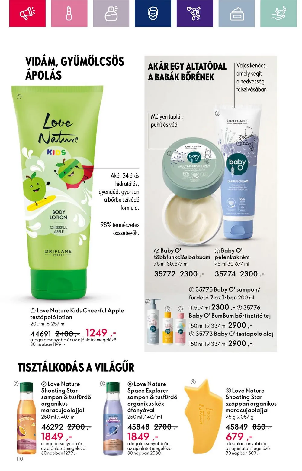 Oriflame akciós újság 10.11–10.30 – 110. oldal