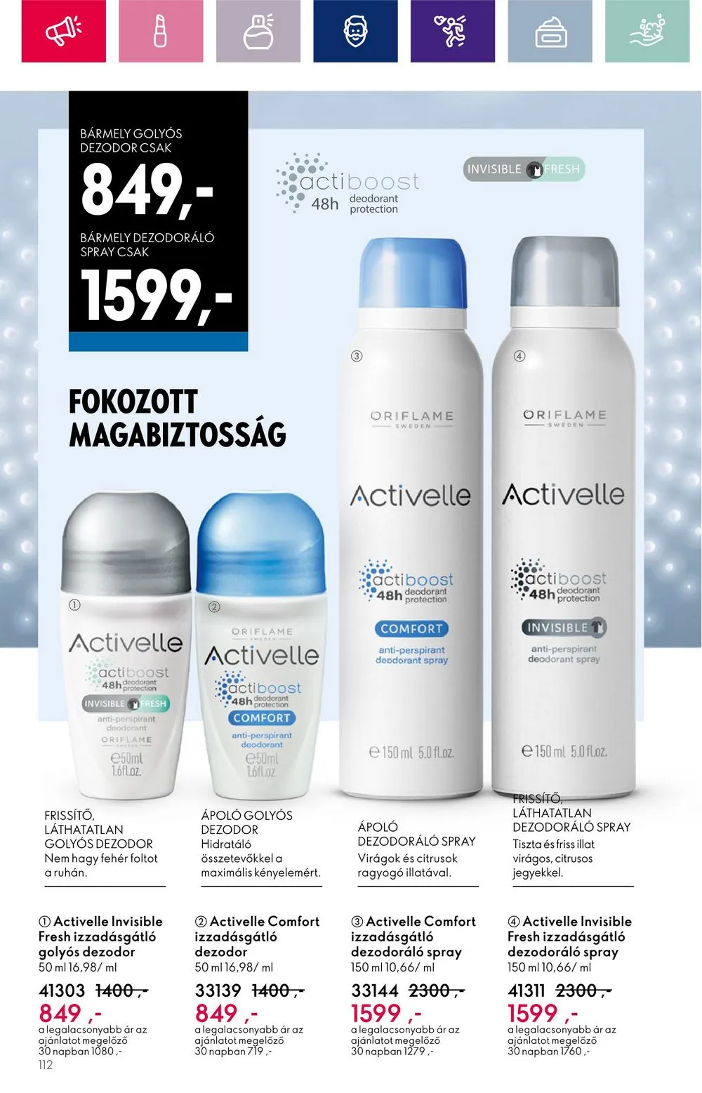 Oriflame akciós újság 10.11–10.30 – 112. oldal