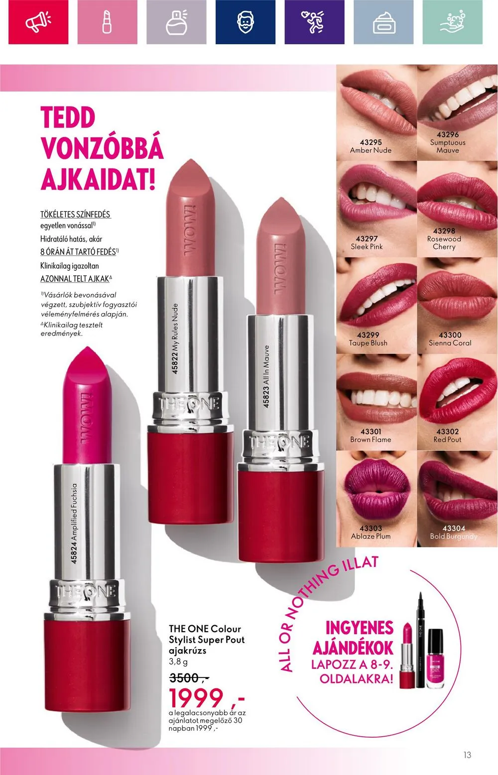 Oriflame akciós újság 10.11–10.30 – 13. oldal