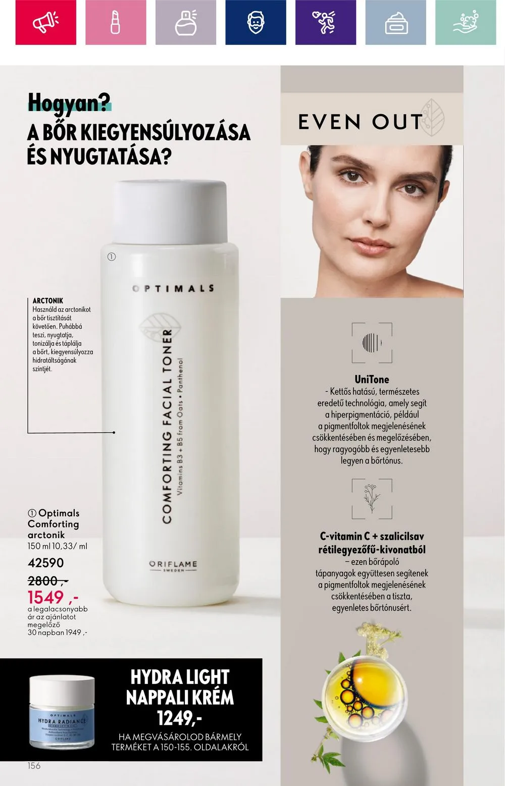 Oriflame akciós újság 10.11–10.30 – 156. oldal