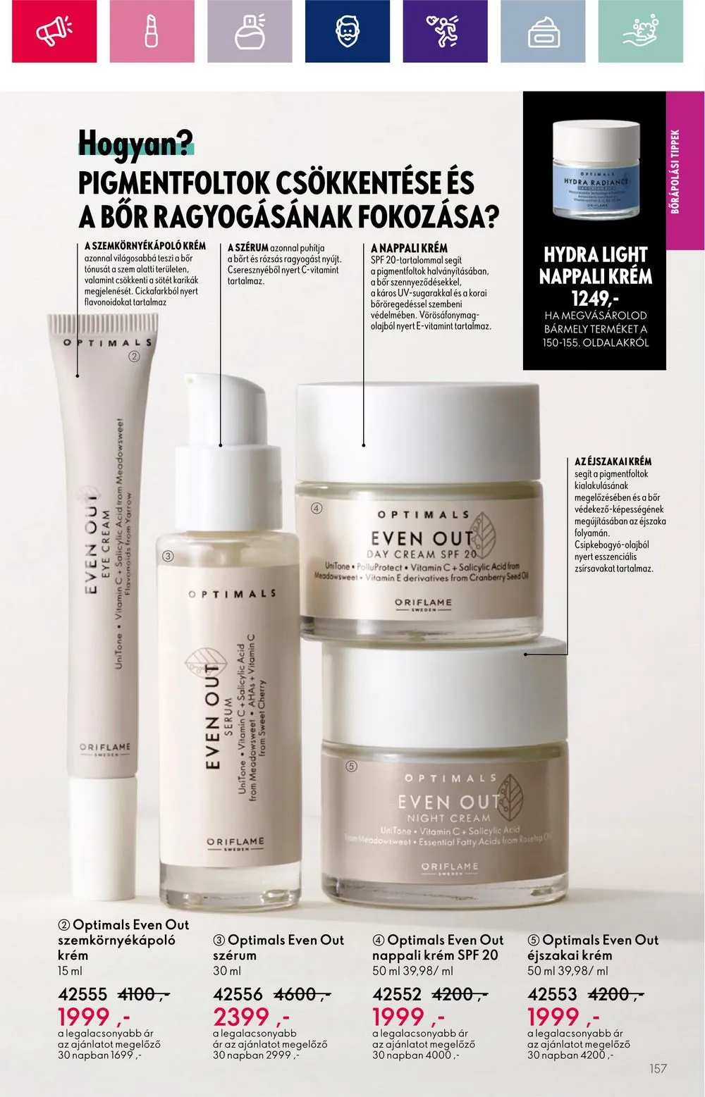 Oriflame akciós újság 10.11–10.30 – 157. oldal