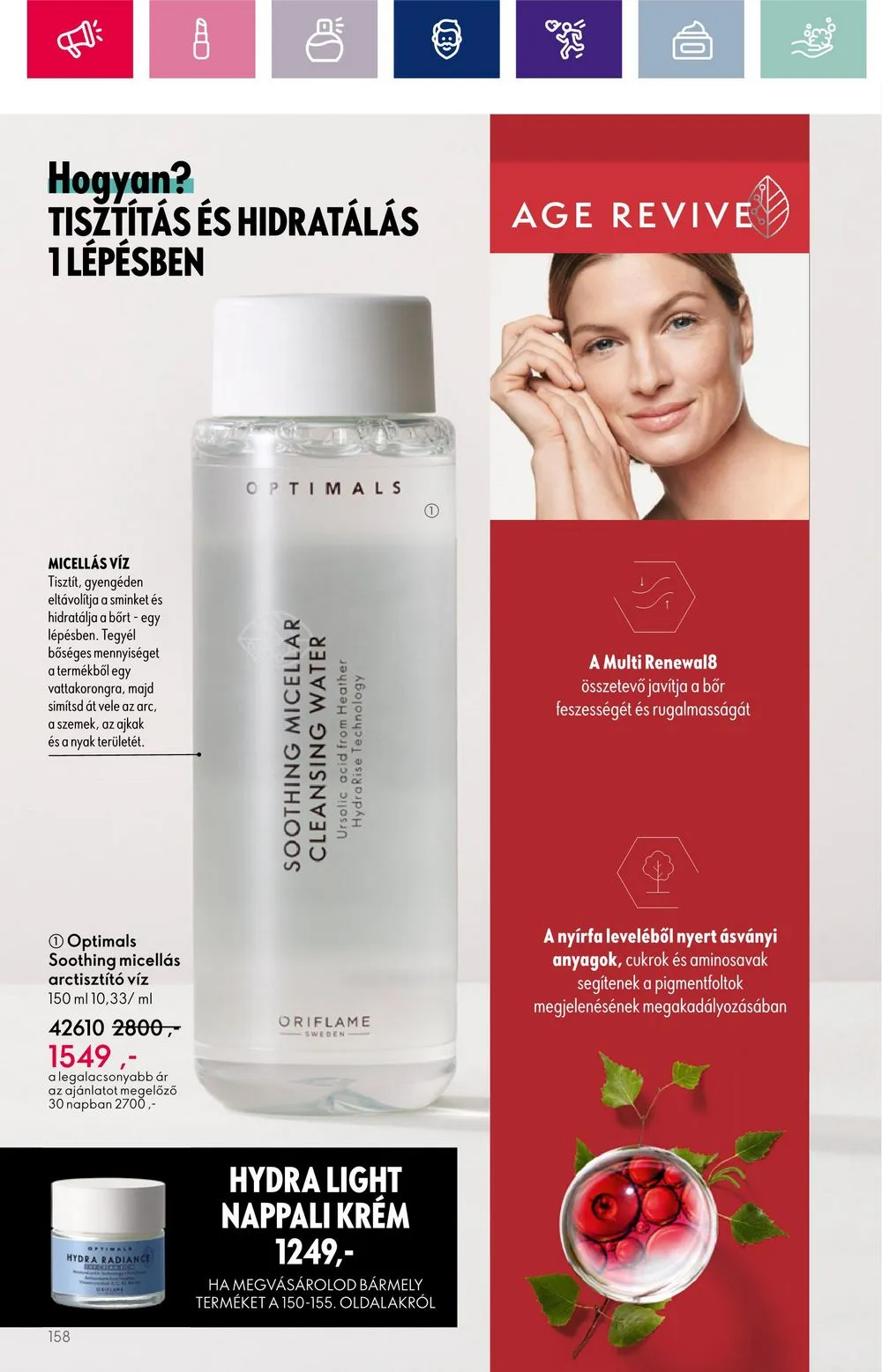 Oriflame akciós újság 10.11–10.30 – 158. oldal
