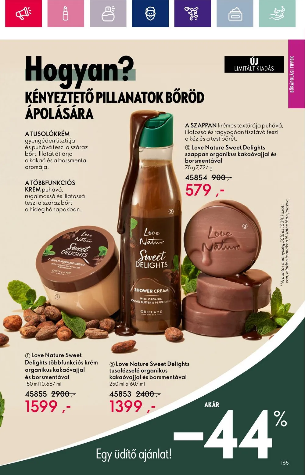 Oriflame akciós újság 10.11–10.30 – 165. oldal