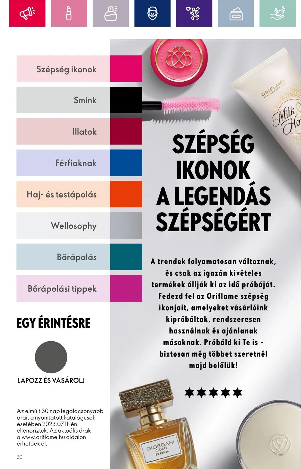 Oriflame akciós újság 10.11–10.30 – 20. oldal