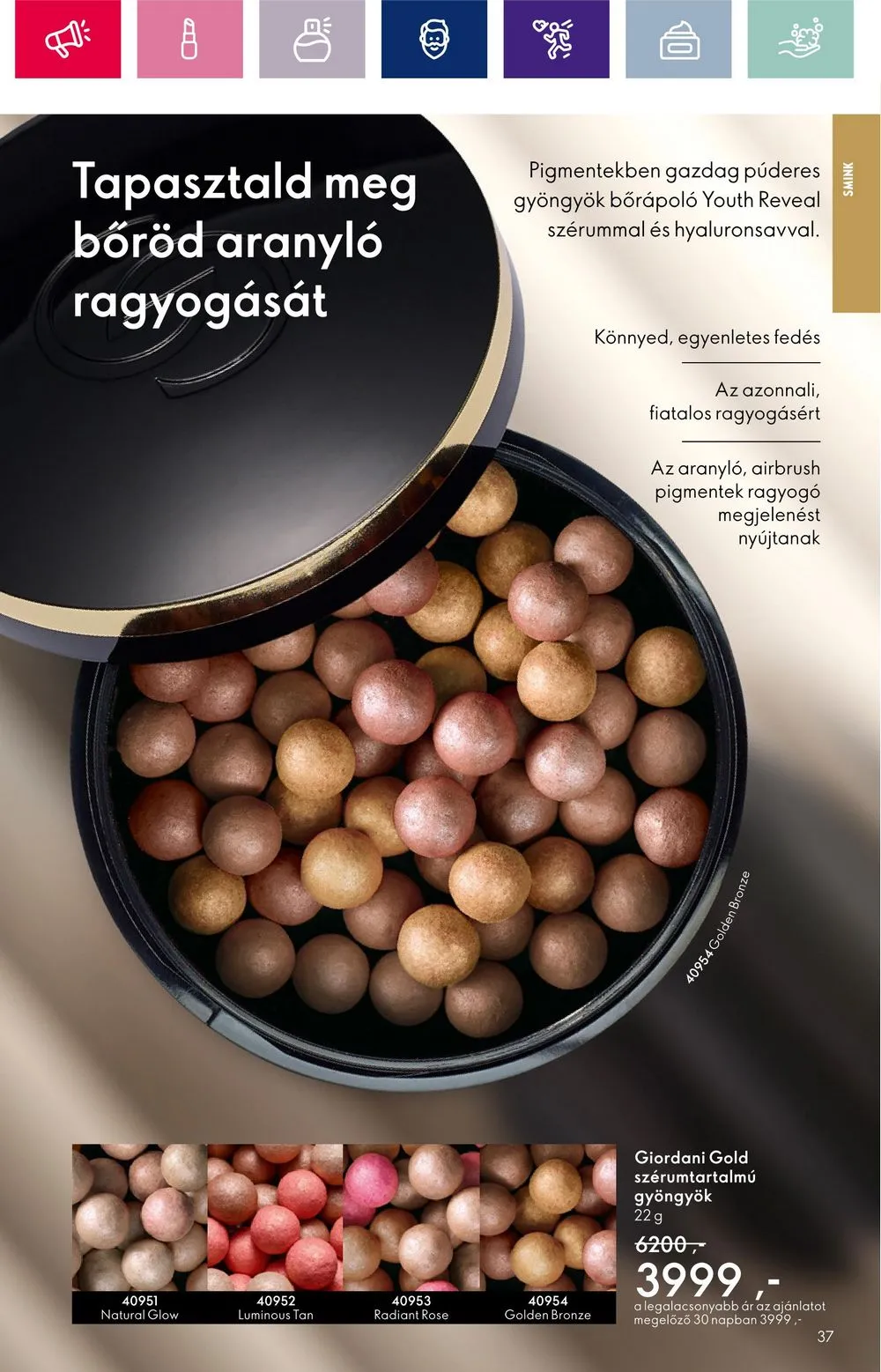Oriflame akciós újság 10.11–10.30 – 37. oldal
