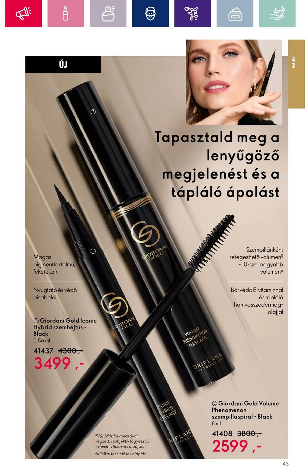 Oriflame akciós újság 10.11–10.30 – 43. oldal