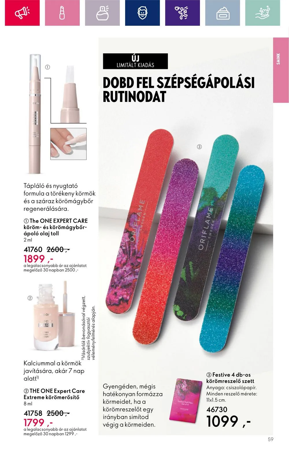 Oriflame akciós újság 10.11–10.30 – 59. oldal