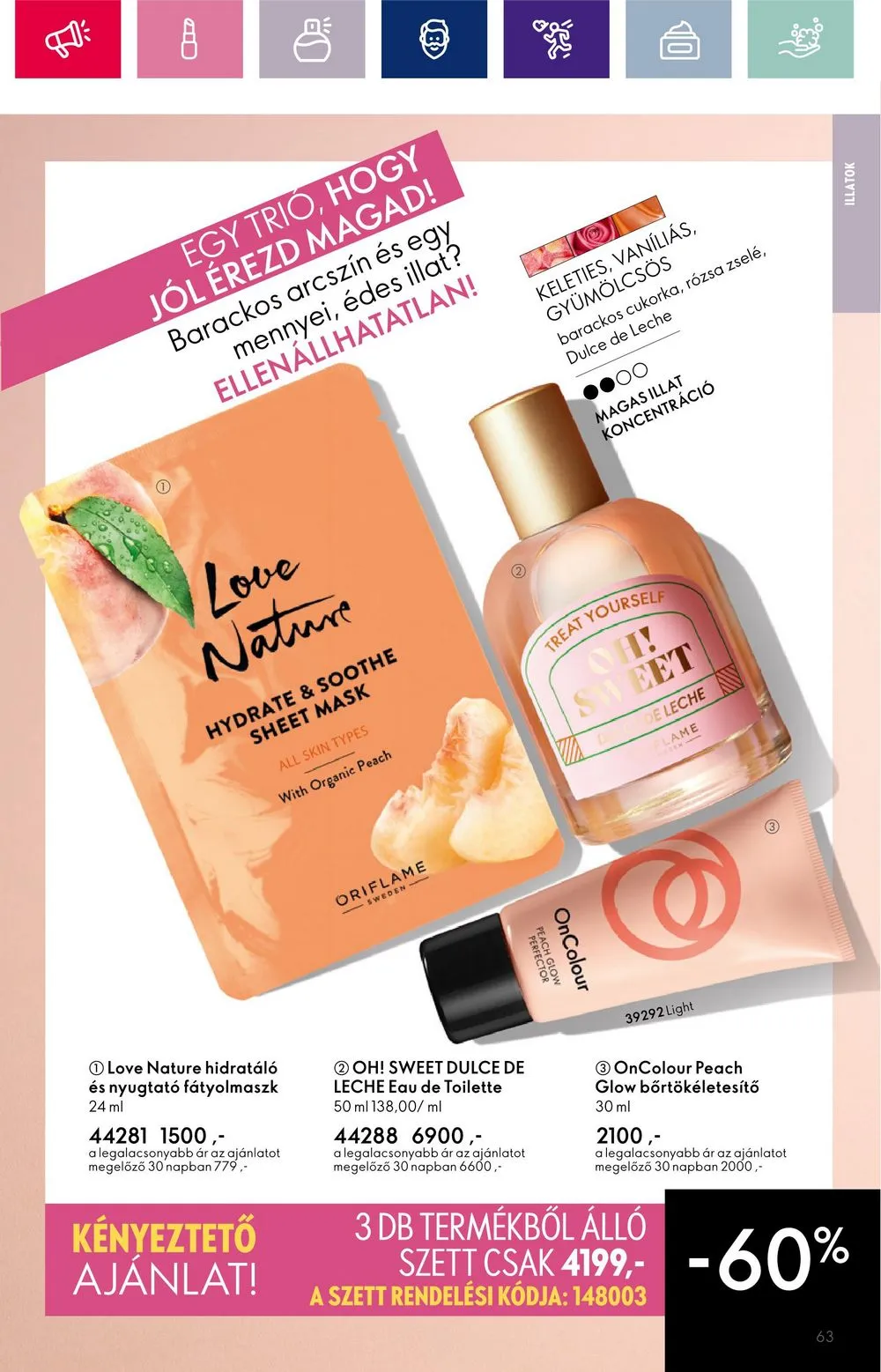 Oriflame akciós újság 10.11–10.30 – 63. oldal