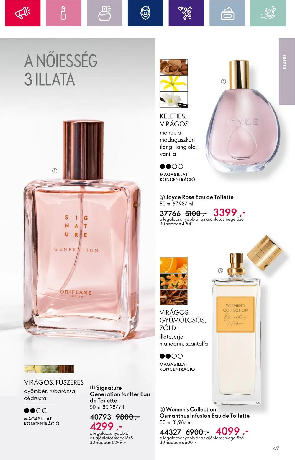 Oriflame akciós újság 10.11–10.30 – 69. oldal