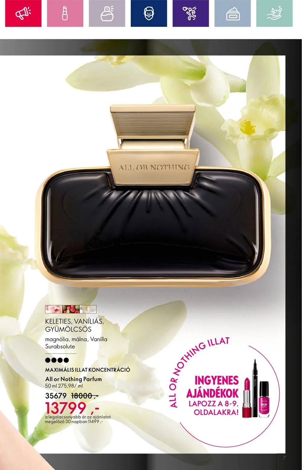 Oriflame akciós újság 10.11–10.30 – 7. oldal