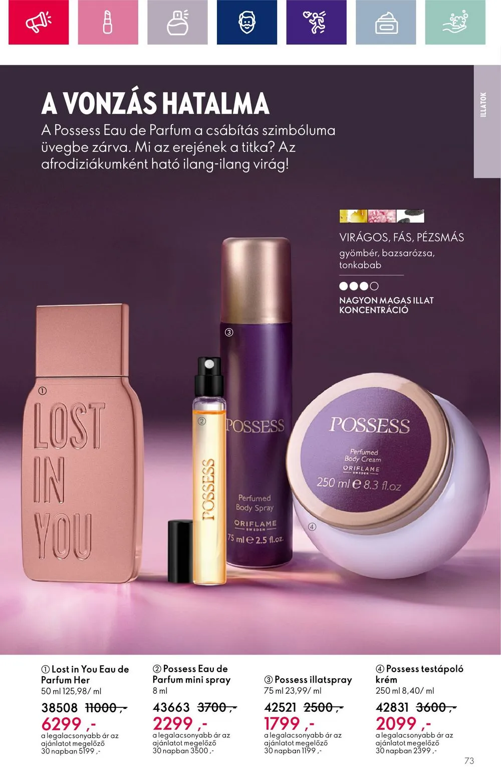 Oriflame akciós újság 10.11–10.30 – 73. oldal