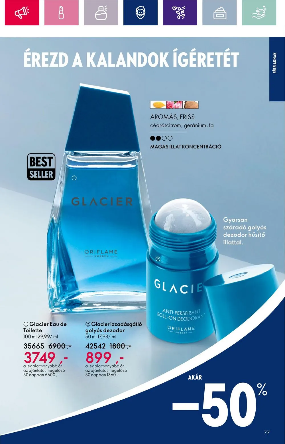 Oriflame akciós újság 10.11–10.30 – 77. oldal