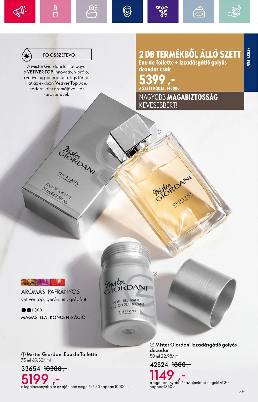 Oriflame akciós újság 10.11–10.30 – 85. oldal