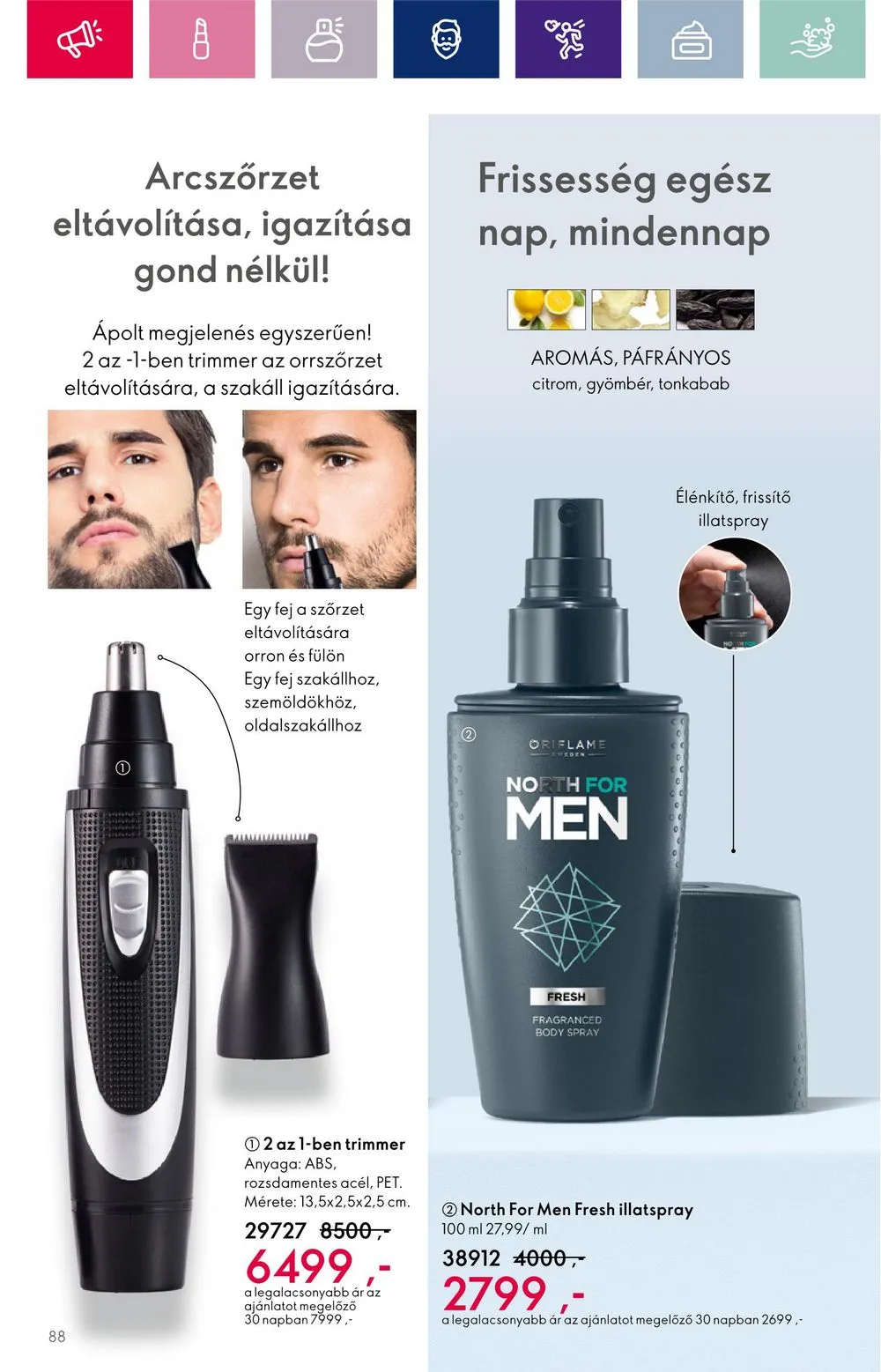Oriflame akciós újság 10.11–10.30 – 88. oldal