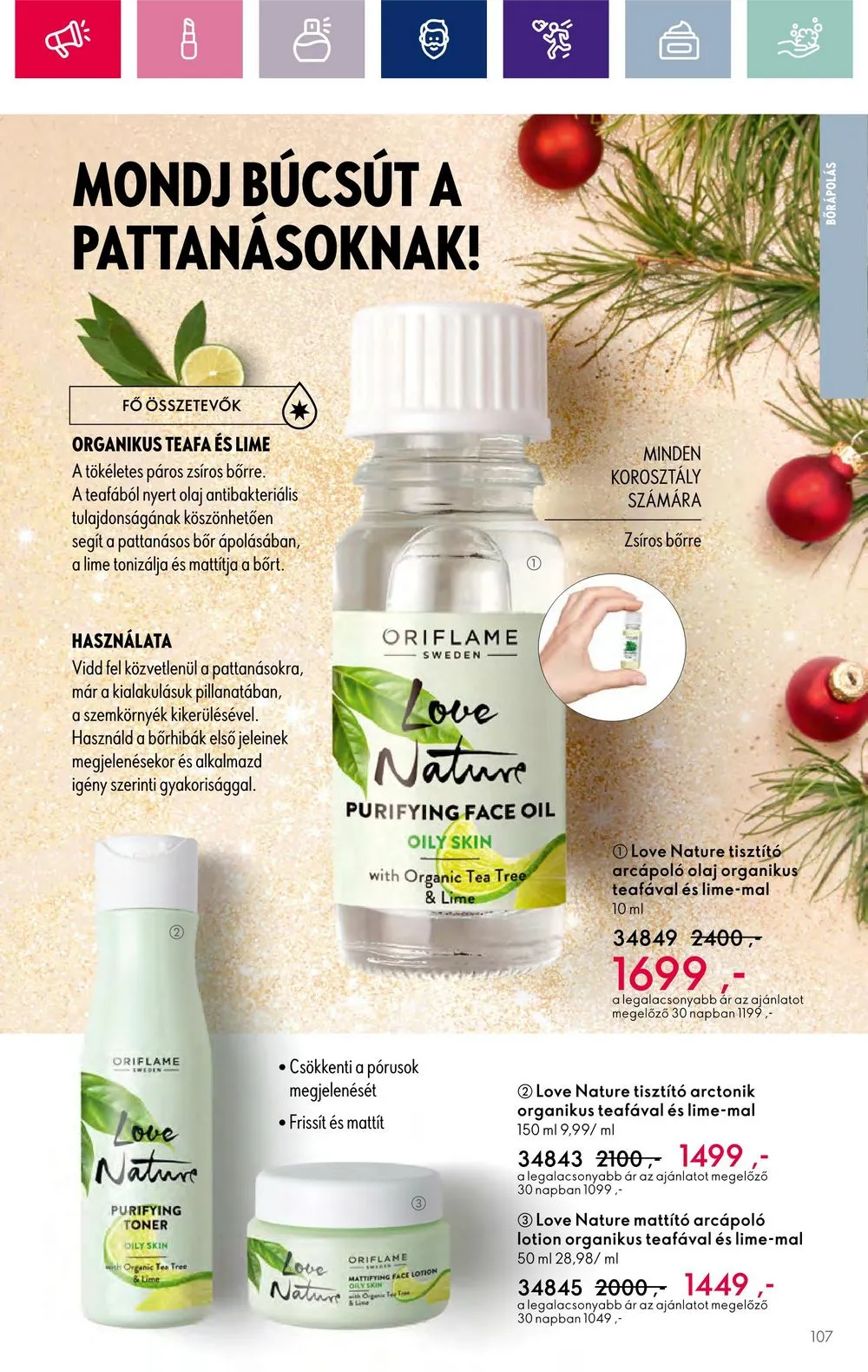 Oriflame akciós újság 11.15–12.05 – 107. oldal